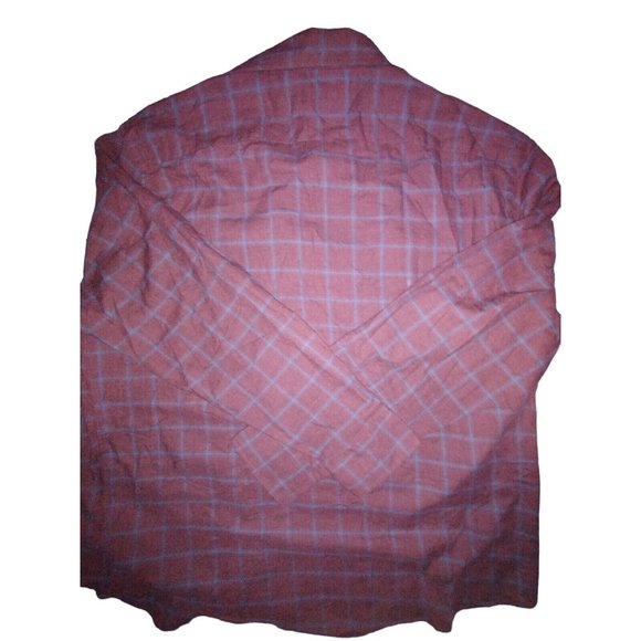 UNTUCKit Bongiovanni Long Sleeve Purple Button Up Plaid Shirt XXX Large - Picture 2 of 5